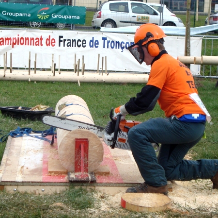 Epreuse de coupe pr&eacute;cision du championnat de tron&ccedil;onneuse pr&eacute;cision 2009-2010